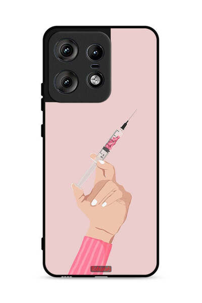 Tolwak غطاء حماية لهاتف موتورولا إيدج 50 برو 5G بنقشة Love Injection