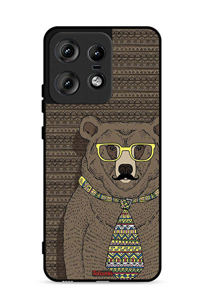 Tolwak غطاء حماية لهاتف موتورولا إيدج 50 برو 5G، تصميم السيد وولف