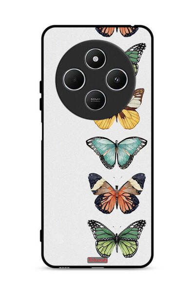 Tolwak Xiaomi Redmi 14R 5G Protective Case Cover Four Butterflies