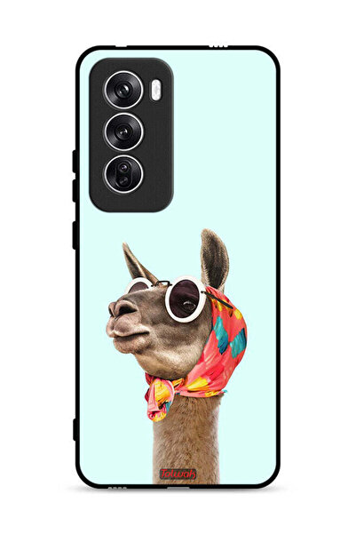 Tolwak غطاء حماية لهاتف Oppo Reno12 5G بلون جمل أنيق وجذاب