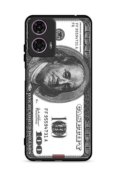 Tolwak Motorola Moto G24 4G Protective Case Cover Dollar Pattern
