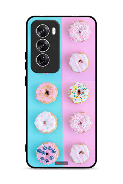 Tolwak غطاء حماية لهاتف Oppo Reno12 5G بنقشة دوناتس هيذر