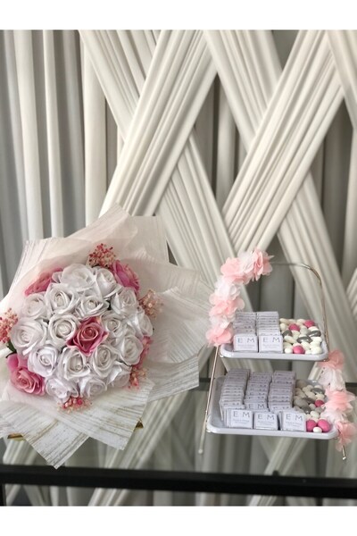 Masalsı Concept 60 Adet Madlenli Kız Isteme Çikolatası Söz Nişan Çikolatası K...