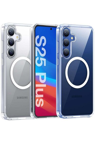 TORRAS جراب مغناطيسي مقاوم للصدمات لهاتف Samsung Galaxy S25 Plus