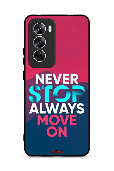 Tolwak غطاء حماية Oppo Reno12 5G، لا تتوقف أبدًا، تحرك دائمًا