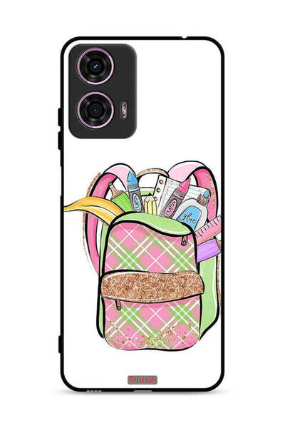 Tolwak Motorola Moto G24 4G Protective Case Cover Unicorn Girl Bag