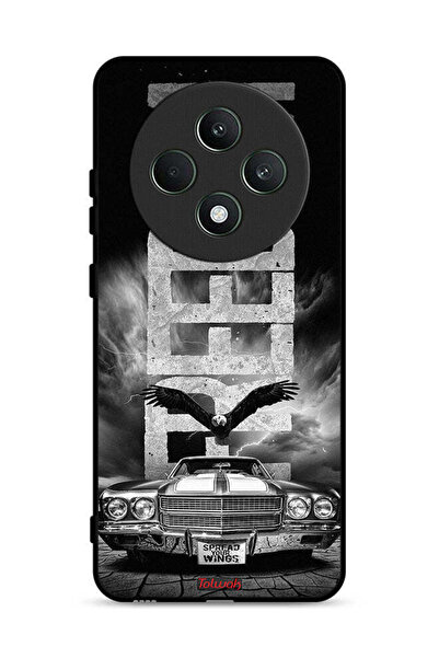Tolwak غطاء حماية لهاتف Oppo Reno12 F 5G بنقشة Freedom Art