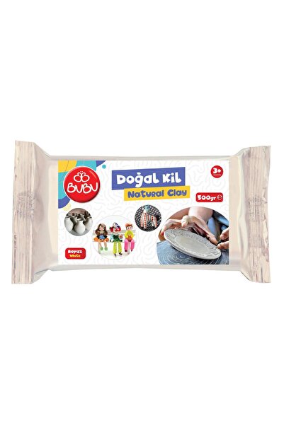Bubu Φυσικός Πηλός 500 gr Λευκός 1 Τεμάχιο (BUBUDK0003)