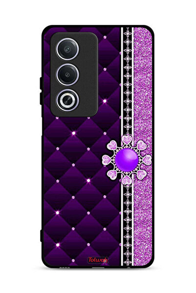 Tolwak غطاء حماية لهاتف Oppo A3 Pro 5G بقلوب لامعة