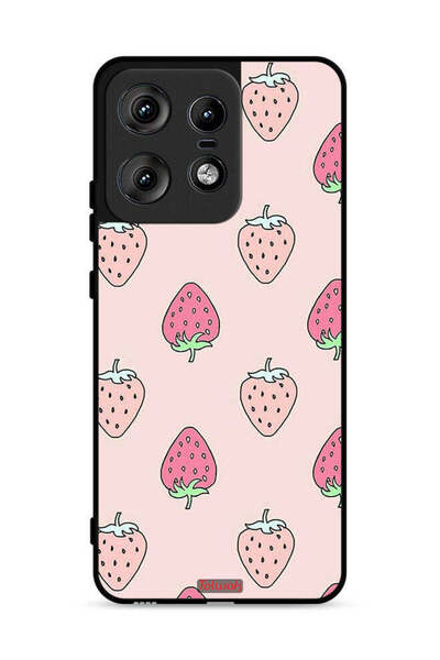 Tolwak غطاء حماية لهاتف موتورولا إيدج 50 برو 5G، أيقونة الفراولة