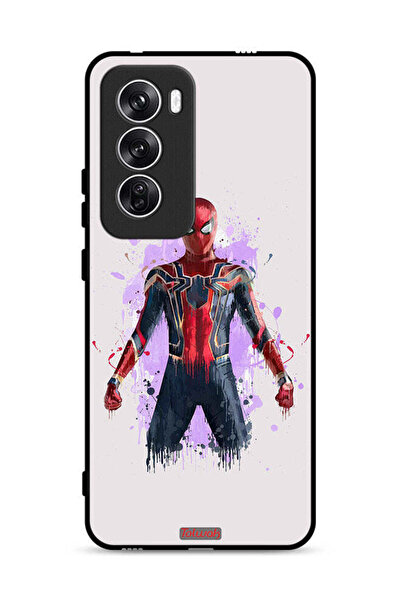 Tolwak غطاء حماية Oppo Reno12 5G بتصميم العنكبوت الحديدي