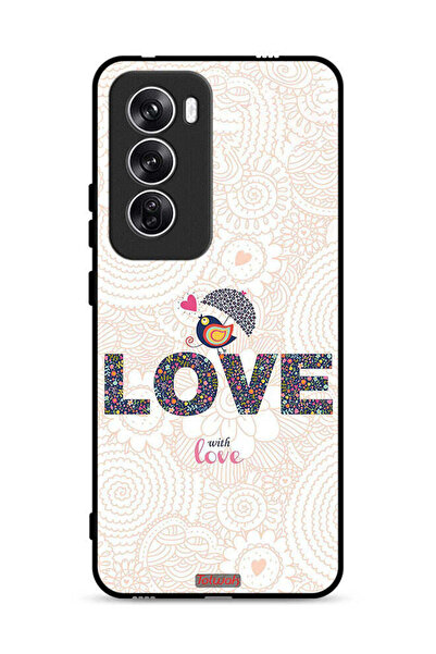 Tolwak غطاء حماية لهاتف Oppo Reno12 5G مع حب