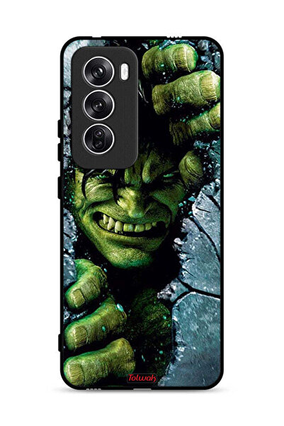 Tolwak غطاء حماية Oppo Reno12 5G بتصميم هالك المذهل