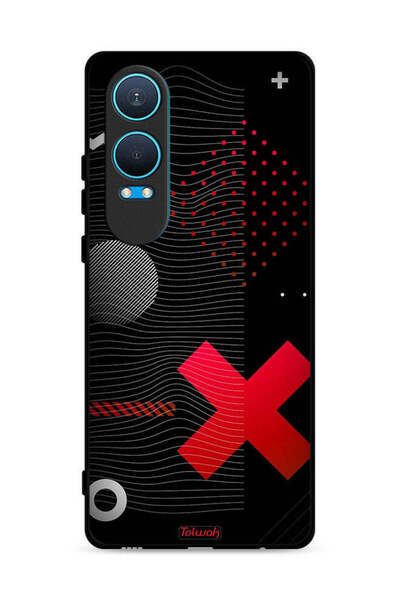 Tolwak غطاء حماية لهاتف OnePlus Nord CE4 Lite 5G بعلامة الصليب