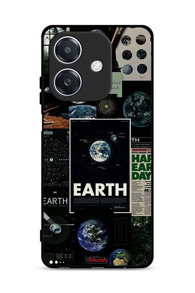 Tolwak غطاء حماية لهاتف Oppo A3 5G Earth
