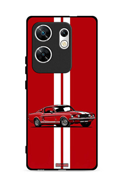 Tolwak غطاء حماية لهاتف Infinix Zero 30 4G بتصميم سيارة كلاسيكية تجريدية