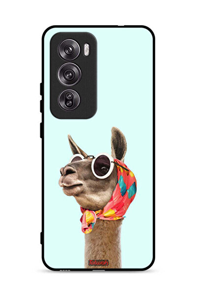 Tolwak غطاء حماية لهاتف Oppo Reno12 Pro 5G بلون جمل أنيق ولطيف