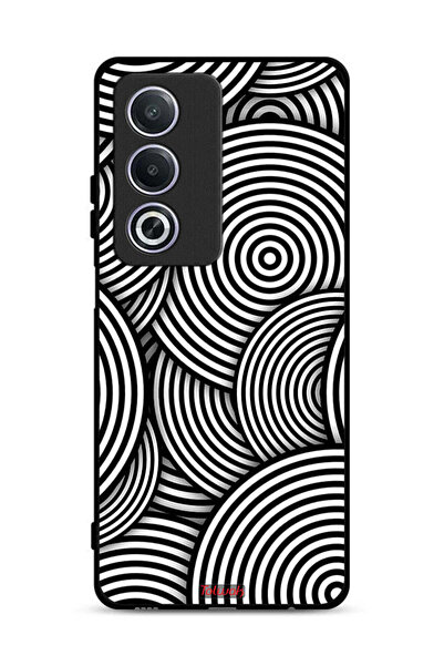 Tolwak غطاء حماية لهاتف Oppo A3 Pro 5G بنمط دوائر وهمية