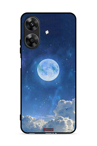 Tolwak غطاء حماية لهاتف Realme Note 60 4G بنقشة غيوم القمر
