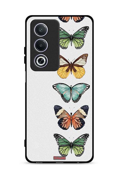 Tolwak غطاء حماية لهاتف Oppo A3 Pro 5G بنقشة أربع فراشات