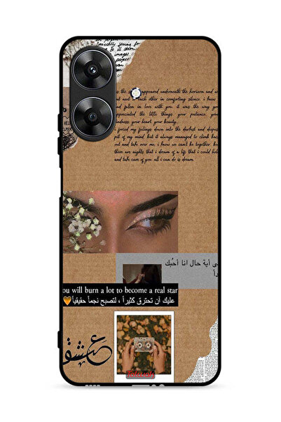 Tolwak Realme Note 60 4G Protective Case Cover Arabic Quote You Will Burn A L...