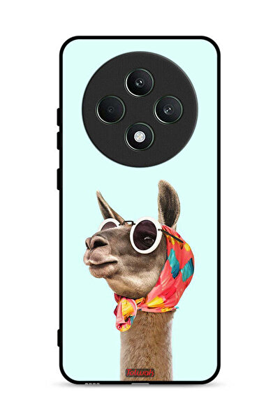 Tolwak غطاء حماية لهاتف Oppo Reno12 F 5G بلون جمل أنيق وجذاب