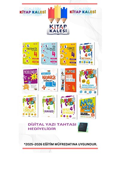fenomen çocuk FENOMEN 4. SINIF MATEMATİK+FEN+TÜRKÇE VE TÜM DERSLER SORU BANKA...