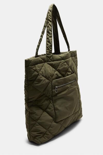 Stradivarius Reversible padded shopper bag