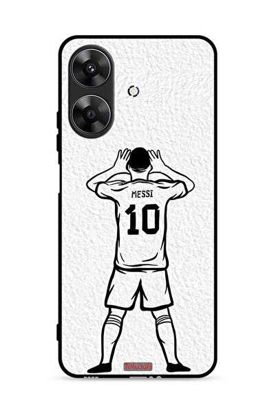 Tolwak غطاء حماية لهاتف Realme Note 60 4G برسم ميسي
