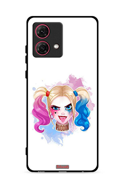 Tolwak غطاء حماية لهاتف موتورولا موتو جي 84 5 جي برسومات هارلي كوين