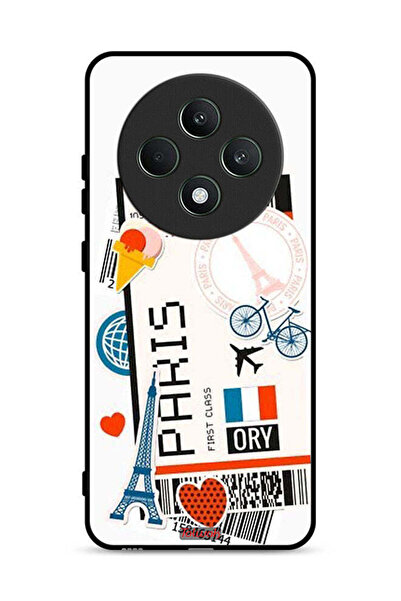 Tolwak غطاء حماية لهاتف Oppo Reno12 F 5G، ملصق باريسي