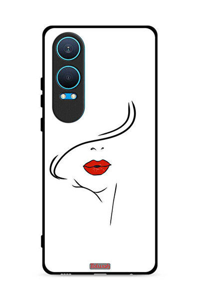 Tolwak غطاء حماية لهاتف OnePlus Nord CE4 Lite 5G برسومات وجه فتاة