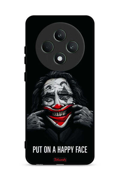 Tolwak غطاء حماية لهاتف Oppo Reno12 F 5G بوجه سعيد