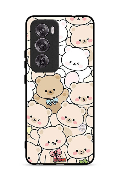 Tolwak غطاء حماية لهاتف Oppo Reno12 Pro 5G بنقشة الدببة