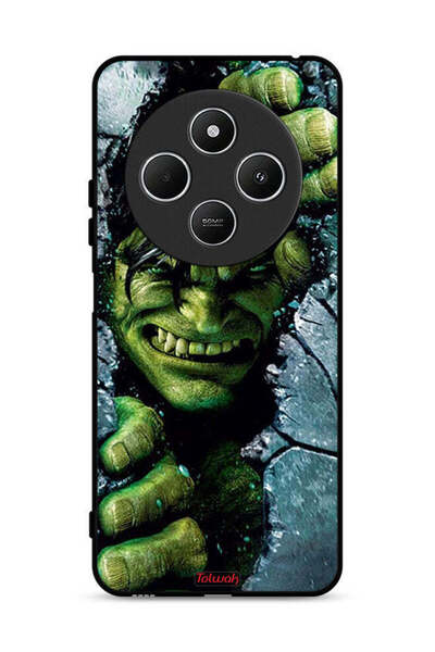 Tolwak غطاء حماية لهاتف شاومي ريدمي 14R 5G بتصميم هالك المذهل