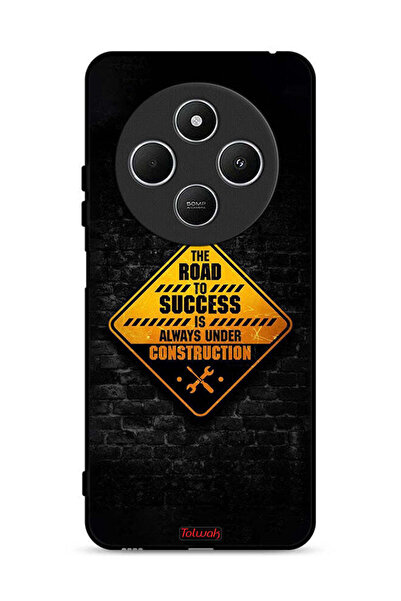 Tolwak غطاء حماية لهاتف Xiaomi Redmi 14R 5G الطريق إلى النجاح دائمًا قيد الإنشاء