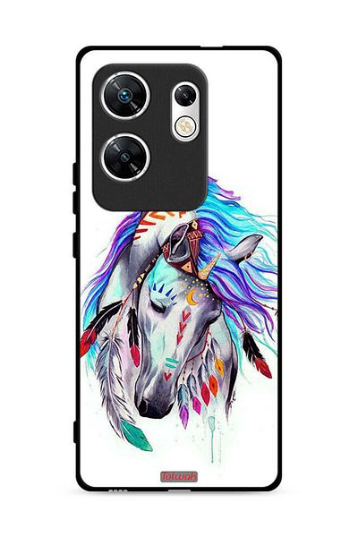 Tolwak غطاء حماية لهاتف Infinix Zero 30 4G بتصميم حصان