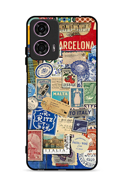 Tolwak ملصقات غطاء حماية لهاتف موتورولا موتو جي 24 4G لمدن مختلفة