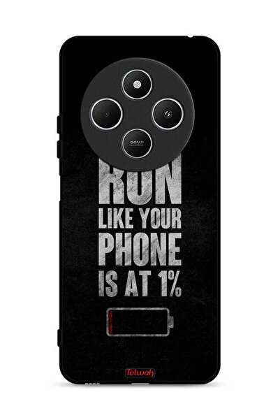 Tolwak غطاء حماية لهاتف Xiaomi Redmi 14C 4G، اركض كما لو أن هاتفك يعمل بنسبة 1%