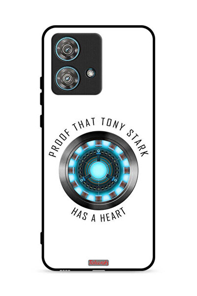 Tolwak غطاء حماية لهاتف موتورولا إيدج 40 نيو 5G دليل على أن توني ستارك لديه قلب