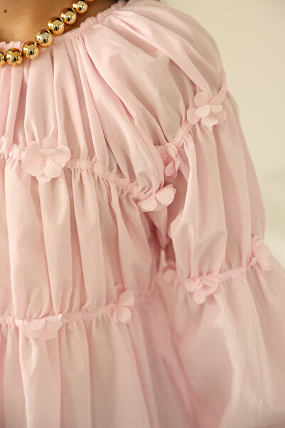 Vegove Daisy Flower Tunic Pink