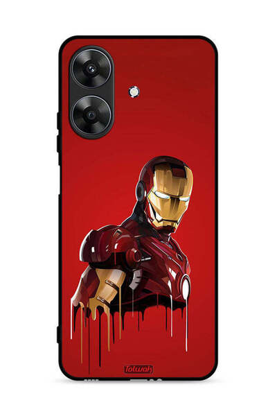 Tolwak غطاء حماية لهاتف Realme Note 60 4G برسومات الرجل الحديدي