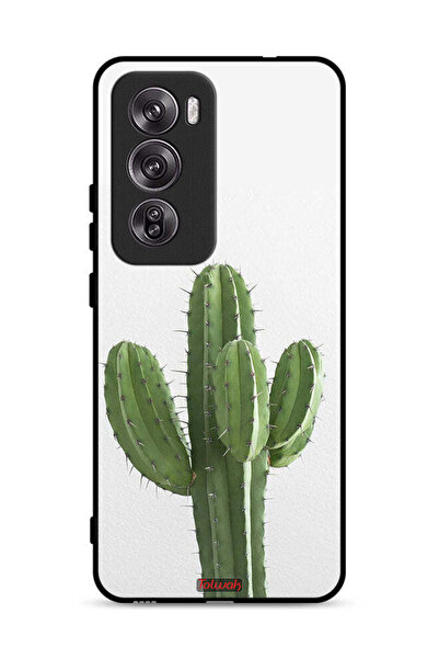 Tolwak غطاء حماية لهاتف Oppo Reno12 Pro 5G بنقشة نبات الصبار