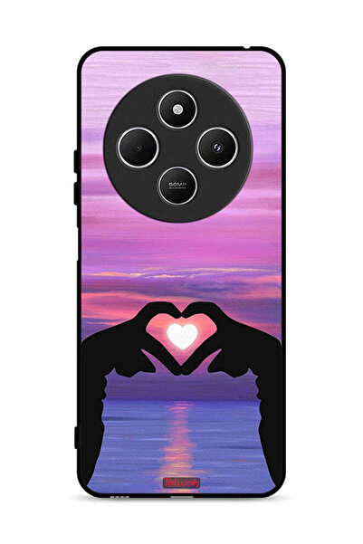 Tolwak Xiaomi Redmi 14R 5G Protective Case Cover Heart Moon