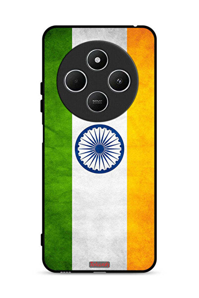 Tolwak غطاء حماية لهاتف شاومي ريدمي 14R 5G بعلم هندي مضيء