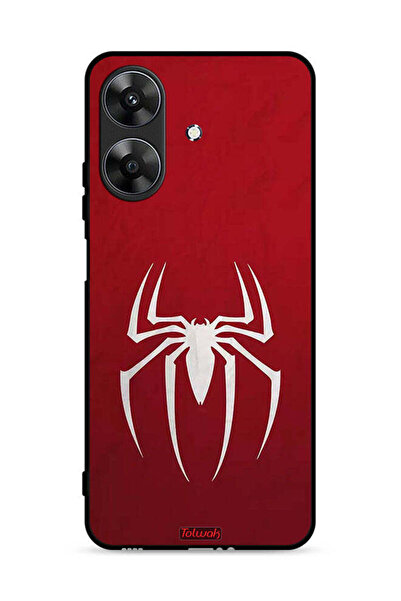 Tolwak غطاء حماية لجهاز Realme Note 60 4G بتصميم Spider Icon