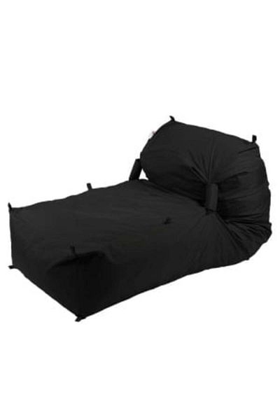 Pufrelax Fotoliu Yoga XL, Material impermeabil - Negru