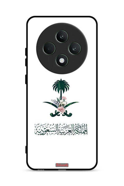 Tolwak غطاء حماية لهاتف Oppo Reno12 F 5G، علامة زهور المملكة العربية السعودية