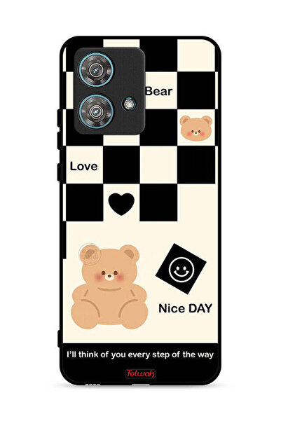 Tolwak غطاء حماية لهاتف موتورولا إيدج 40 نيو 5G سأفكر فيك في كل خطوة على الطريق