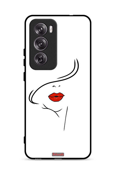 Tolwak غطاء حماية Oppo Reno12 Pro 5G برسومات وجه فتاة